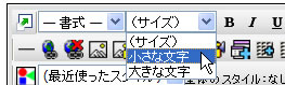 サイズ選択