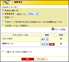 一般ユーザーに権限を与える