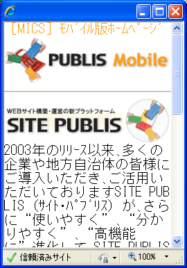 オリジナル解像度表示ウィンドウ
