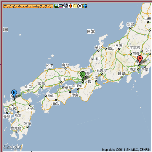 地図表示